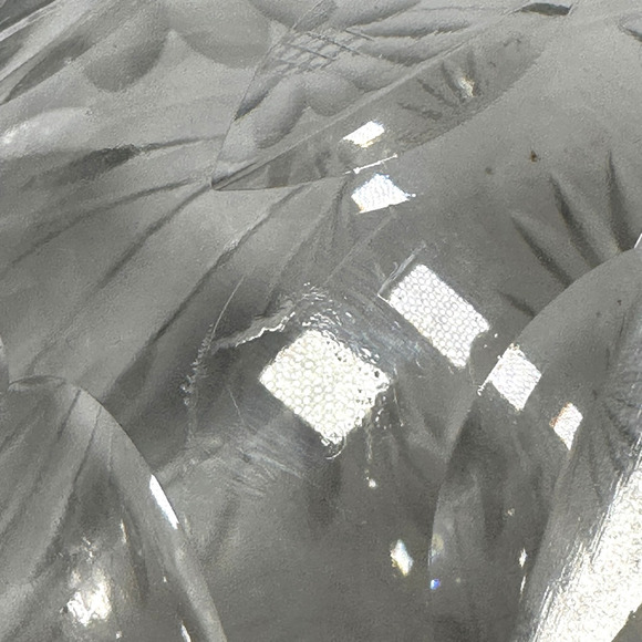 Antique American Brilliant Cut Glass Pitcher Carafe Decanter Floral Etched ABP - Picture 10 of 10